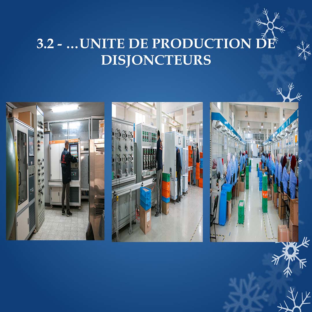 Unit&eacute; production de disjoncteurs
